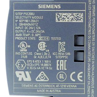 Selectivity module SITOP PSE200U 