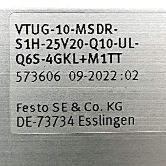 valve terminal VTUG-10-MSDR-S1H-25V20-Q10-UL-Q6S-4GKL+M1TT 