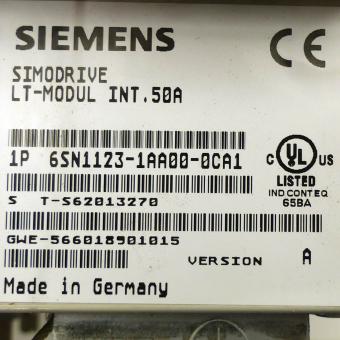 Simodrive LT-Modul INT. 50A 