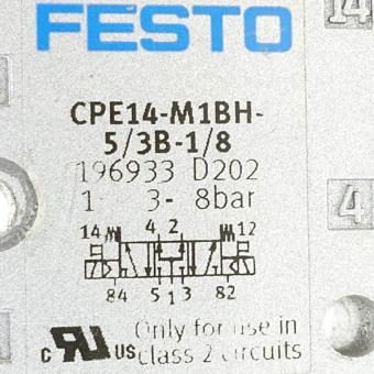 Magnetic valve CPE14-M1BH-5/3B-1/8 196933 Used