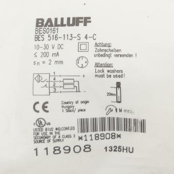 Inductive standard sensor BES0161 
