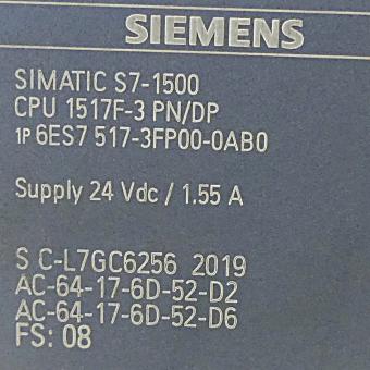 central processing unit with work memory  