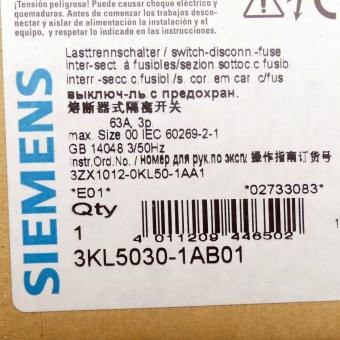 Switch disconnector 