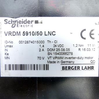 Step motor VRDM5910/50 LNC 
