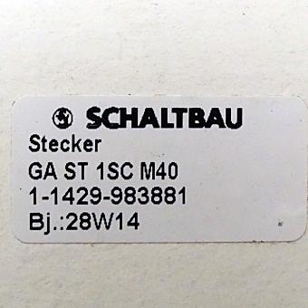 Stecker GA ST 1SC M40 