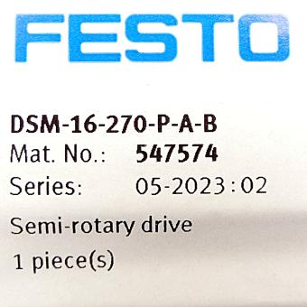 Semi-rotary drive 547574 