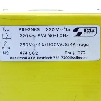 Sicherheitsrelais P1H-2NKS/220V~/1a 