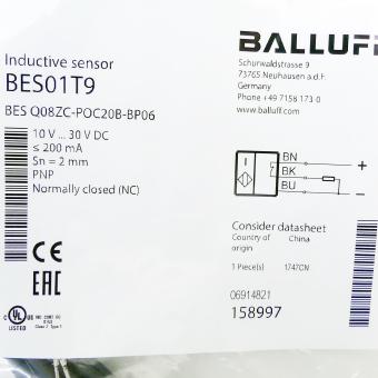 Induktiver Sensor BES01T9 