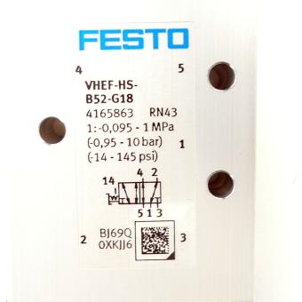 Handhebelventil VHEF-HS-B52-G18 