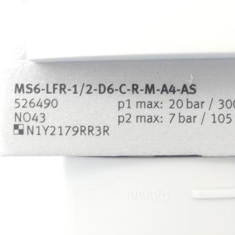 Filter-Regelventil MS6-LFR-1/2-D6-C-R-M-A4-AS 