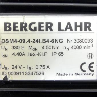 AC servo motor with brake DSM4-09-3-22IB4-6NG-330V-NTC 