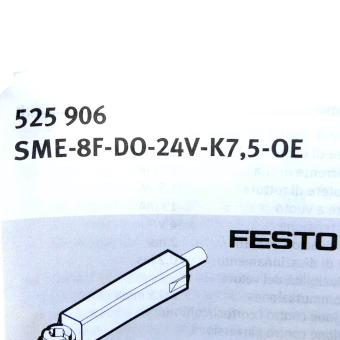 2 x Näherungsschalter SME-8F-DO-24V-K7,5-OE 