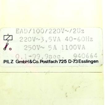Zeitrelais EAD/10/220V~/2Uz 0,1-99,9s 