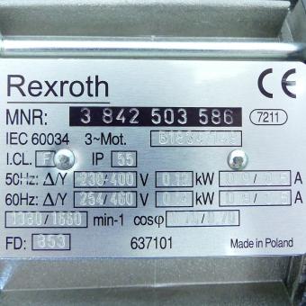 three-phase motor with cable 3 842 503 580 