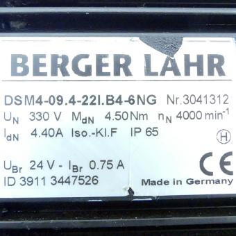 servo motor DSM4-09.4-22l.B4-6NG 