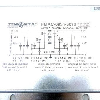 line filter FMAC-0934-5010 