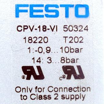 End plate CPV-18-VI 