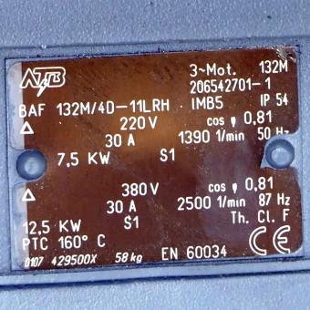 Three-phase motor BAF 132M/4D-11LRH 