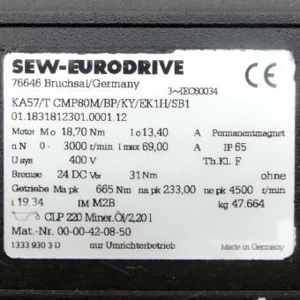 Getriebemotor KA57/T CMP80M/BP/KY/EK1H/SB1 