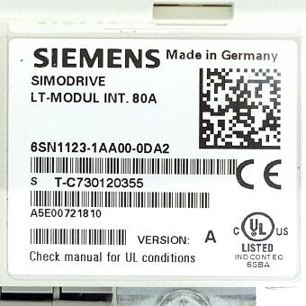 Leistungsmodul Simodrive LT-MODUL INT. 80A 