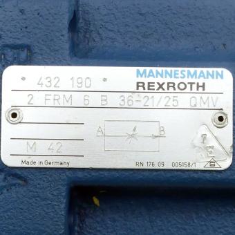 Stromregelventil 2 FRM 6 B 36-21/25 QMV 2 FRM 6 B 36-21/25 QMV Gebraucht