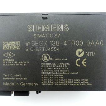 Electronics module 6ES7 138-4FR00-0AA0 