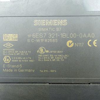 Simatic S7 Digital input 6ES7 321-1BL00-0AA0 