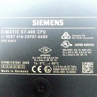 SIMATIC S7-400, Zentralbaugruppe CPU 416-2 