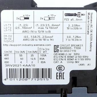Leistungsschalter 3RV2021-4AA10 