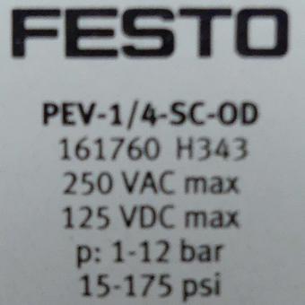 Pressure switch PEV-1/4-SC-OD 