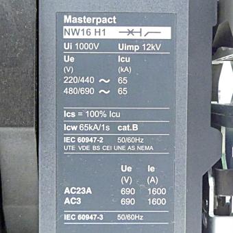 Basic switch MasterPact NW 1600A 