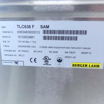 Positioning control for stepper motors TLC636 F SAM 