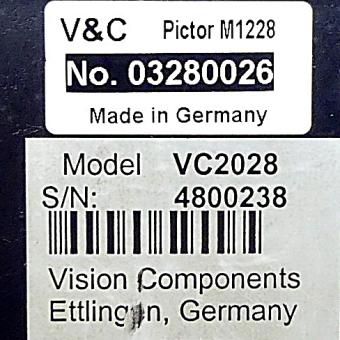 Industrial Camera VC2028 with Pentax objective lens 16 mm 