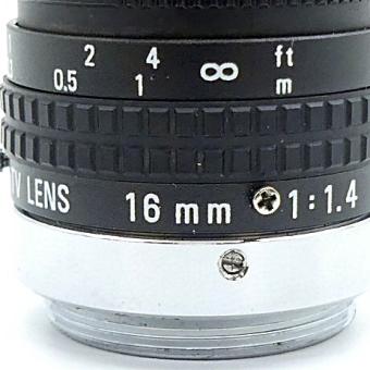TV Objective lens 1:1.4 / 16 mm 