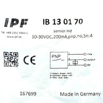 Induktiver Sensor IB130170  Neuwertig