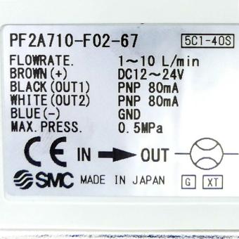 Digital Flow Switch PF2A710-F02-67 