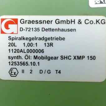 Spiralkegelradgetriebe 20L 1000 