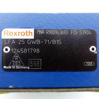 Control Cover LFA 25 GWB-71/B15 