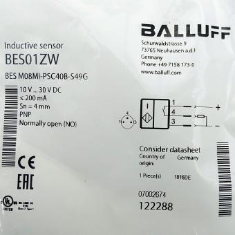 Induktiver Standardsensor BES01ZW 