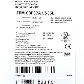 Induktiver Näherungsschalter 10141536 Neu OVP