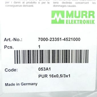 Sensor-/Aktor-Steckverbinder 