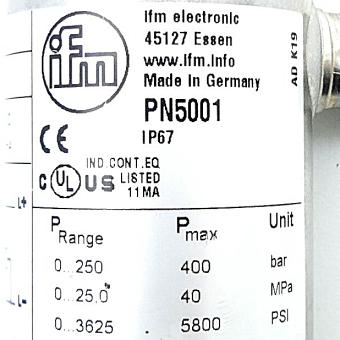 Drucksensor mit Display PN5001 