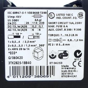 Safety relay 3TK28  Used