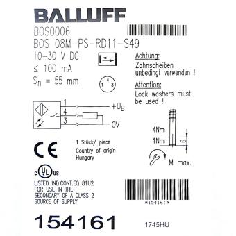 Light sensor BOS0006 