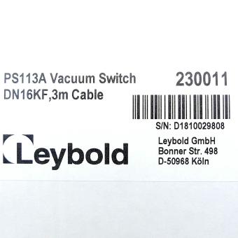 Unterdruck-Sicherheitsschalter PS113A 