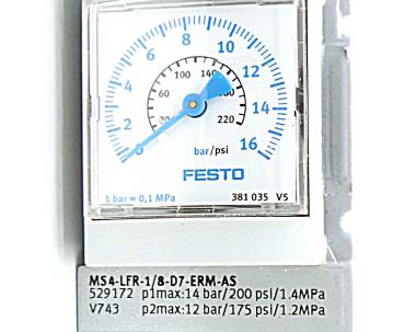 Filter-Regelventil MS4-LFR-1/8-D7-ERM-AS 