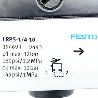 Precision pressure regulator LRPS-1/4-10 
