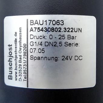 Solenoid Valve BAU17063 