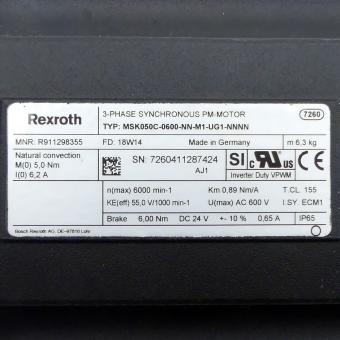 Servomotor MSK050C-0600-NN-M1-UG1-NNNN 