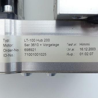 Linear unit with motor LT-100 